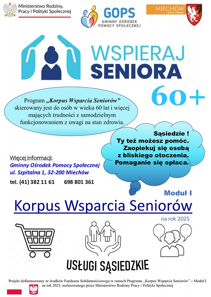 Wsparcie dla seniorów