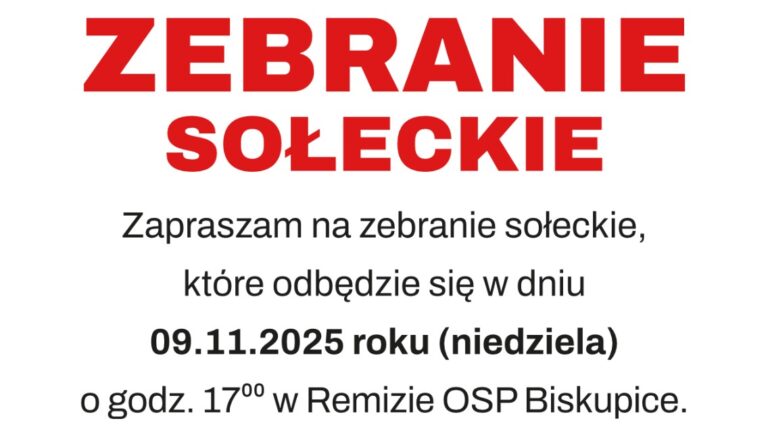 Zebranie w sprawie wytyczenia nowej drogi