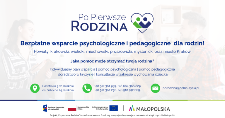 GOPS Miechów zaprasza do projektu „Po pierwsze rodzina”