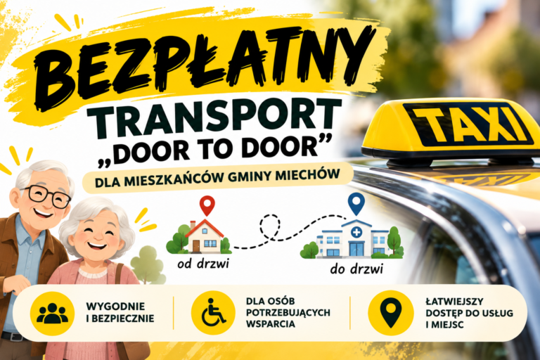 Bezpłatny transport dla mieszkańców Gminy Miechów